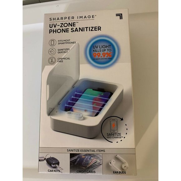 New Sharper Image UV Zone Phone Sanitizer Sanitize Kill‎ Bacteria and Virus - Picture 4 of 7